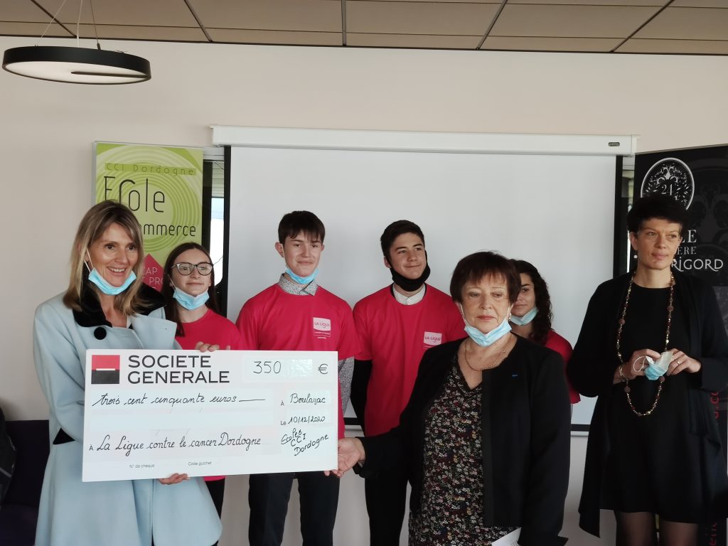 octobre rose à l'école hôtelière du périgord