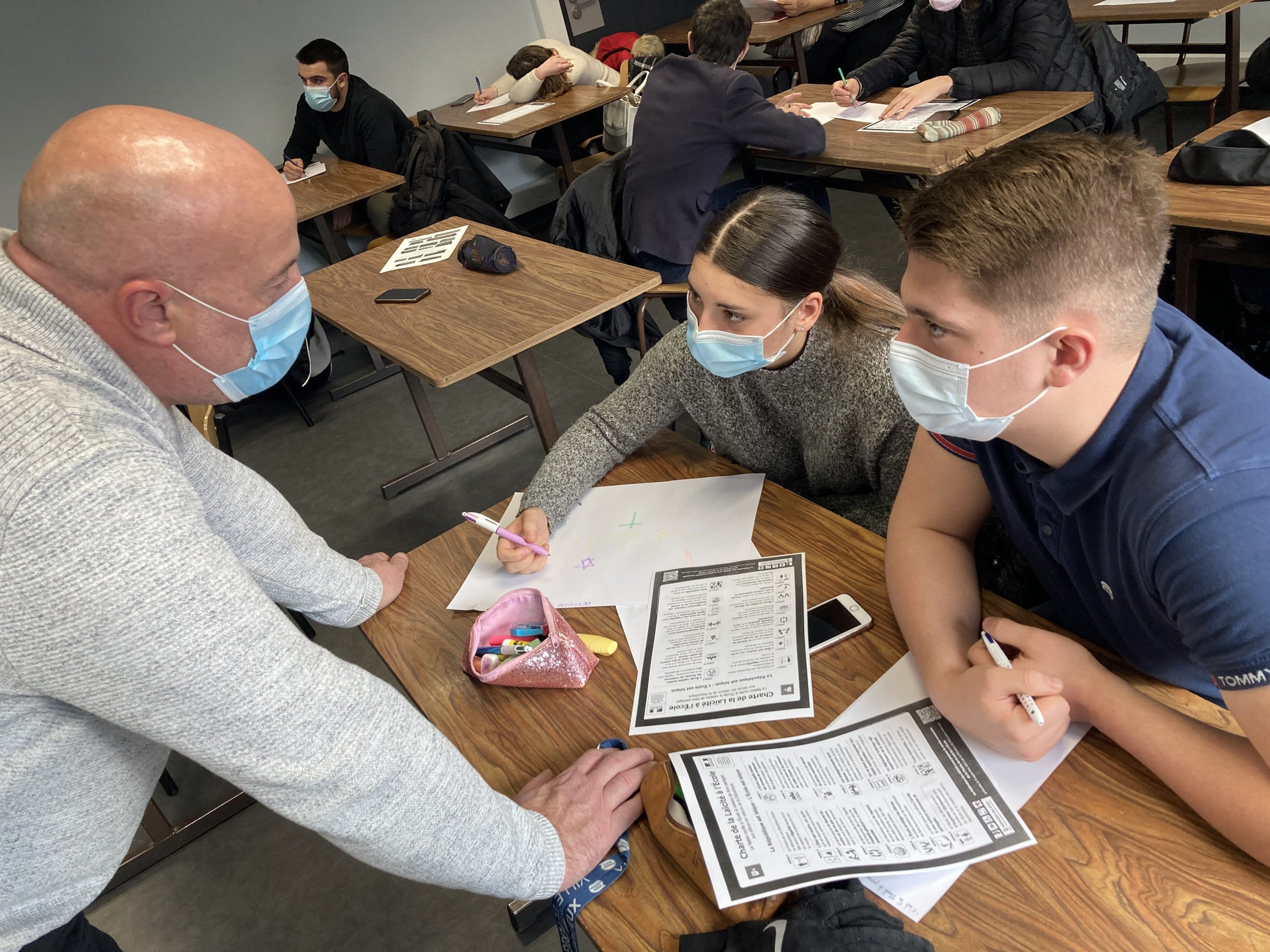 Journée de la Laïcité : échanges entre jeunes et professeurs