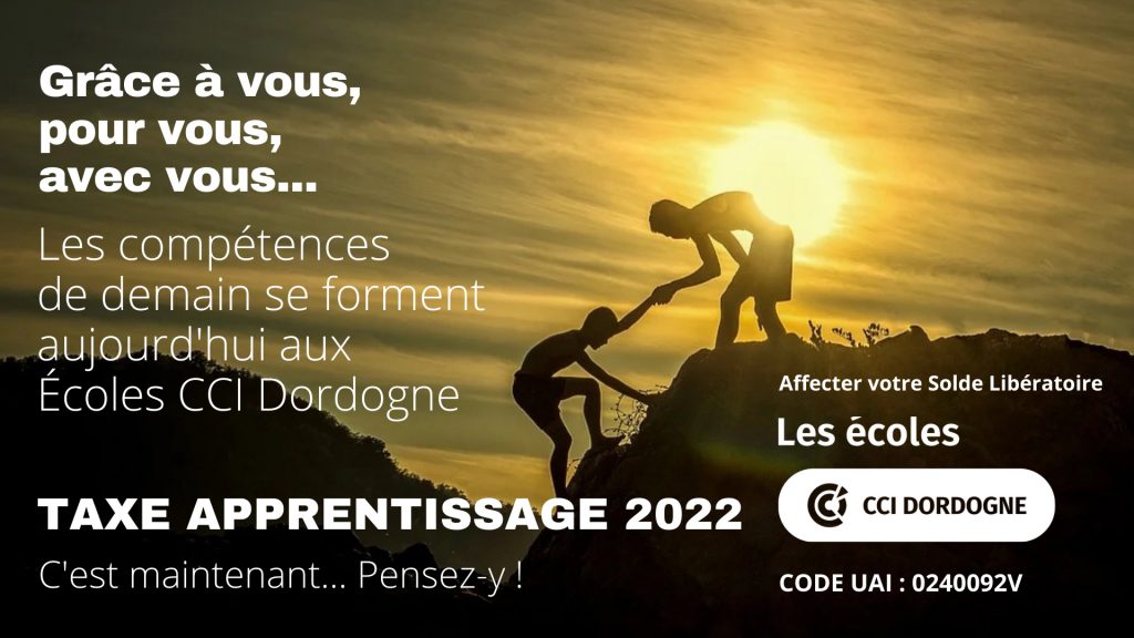 Photo de la campagne taxe d'apprentissage au profit des écoles de la cci dordogne