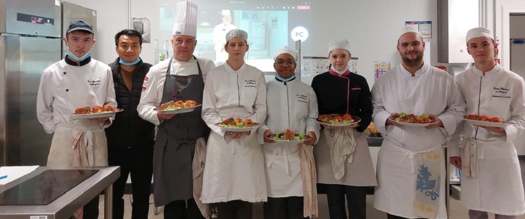 cuisine chinoise à l'école hôtelière du périgord !