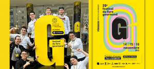 Étudiants de l’École Hôtelière du Périgord au Salon du Livre Gourmand de Périgueux 2025