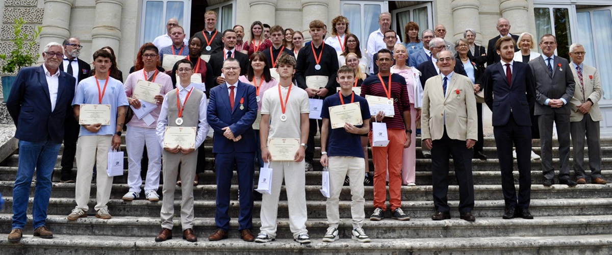 Apprentis CCI distingués par la légion d'honneur